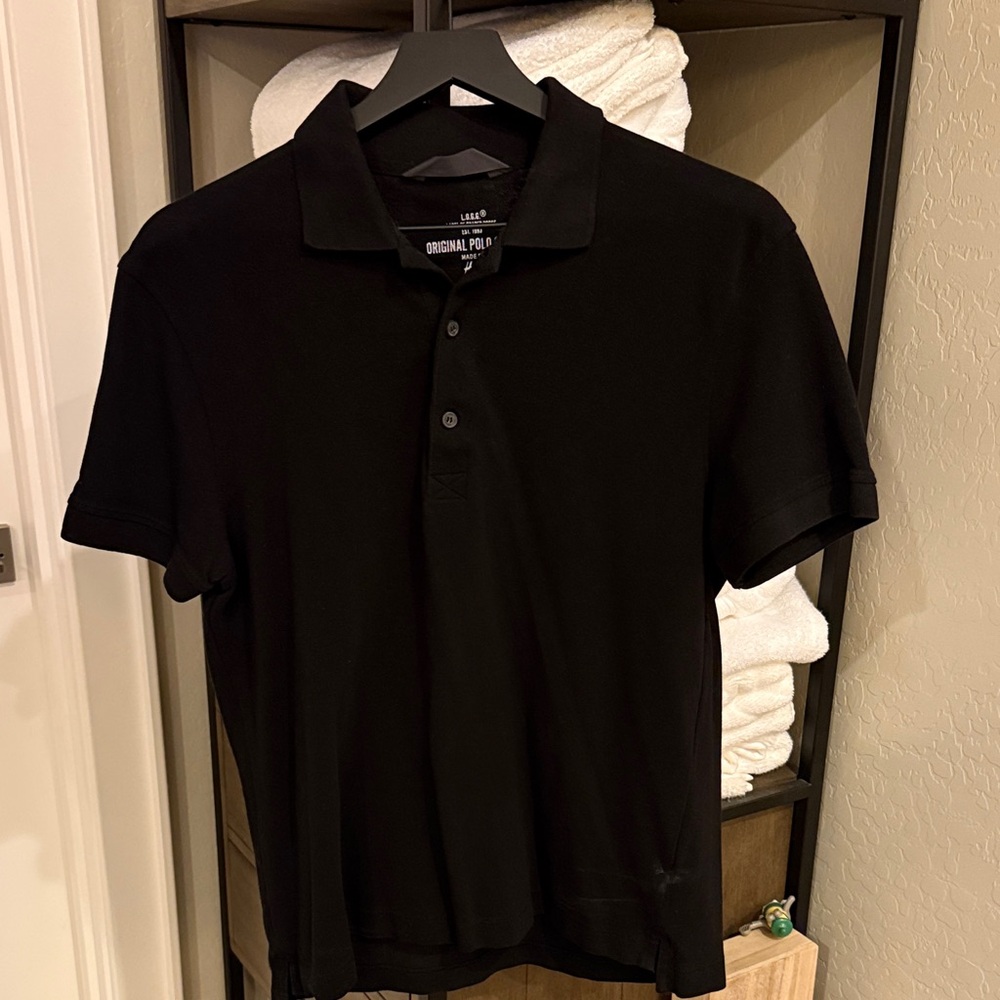 H&M Men's Black Polo Shirt